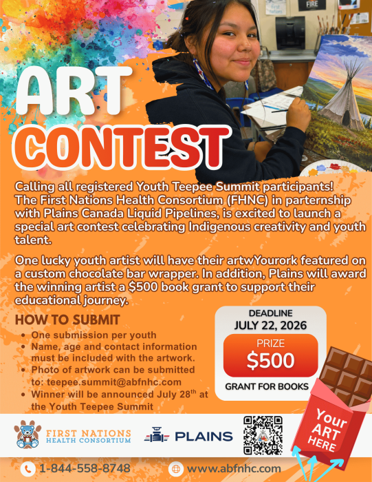 Teepee summit Art contest 2026 July 9